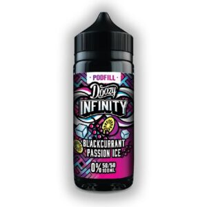 Doozy Infinity Pod Fill 50/50 Blackcurrant Passion Ice 100ml Shortfill E-Liquid