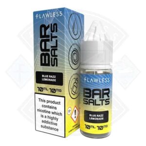 Flawless Bar Salts Blue Razz Lemonade 10ml Nic Salt E-Liquid