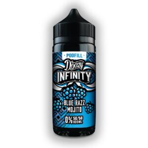 Doozy Infinity Pod Fill 50/50 Blue Razz Mojito 100ml Shortfill E-Liquid