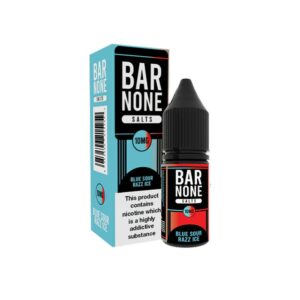 Bar None Blue Sour Razz Ice Nic Salt E-Liquid 10ml