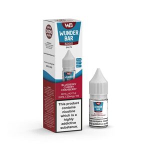 blueberry cherry cranberry nic salt e-liquid by wunderbar 10ml