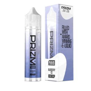 blueberry ice shortfill e-liquid by prizm bar juice 50ml