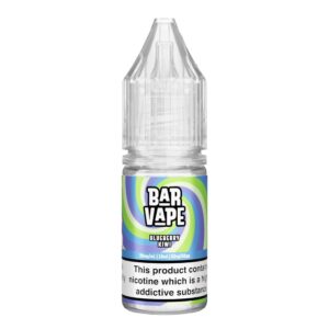 Bar Vape Blueberry Kiwi 10ml nic salt e-liquid bottle