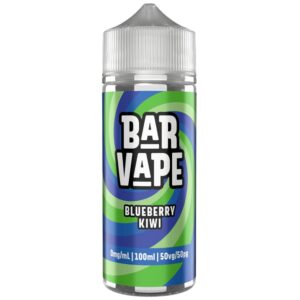 Bar Vape Blueberry Kiwi 100ml shortfill e-liquid bottle
