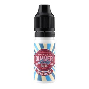 cherry menthol nic salt e-liquid by dinner lady 10ml
