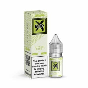 citrus burst nic by slushie bar xtra 10ml nic salt