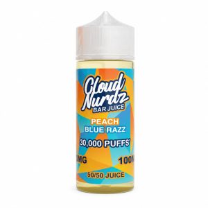 Cloud Nurdz Peach Blue Razz 100ml Shortfill E-Liquid