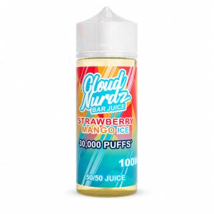 Cloud Nurdz Strawberry Mango Ice 100ml Shortfill E-Liquid