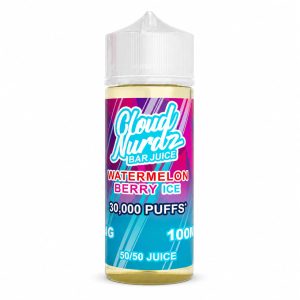 Cloud Nurdz Watermelon Berry Ice 100ml Shortfill E-Liquid