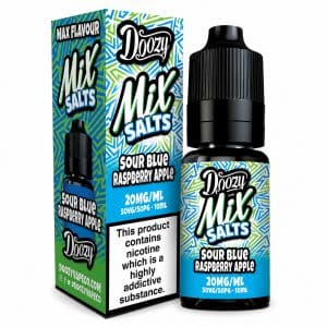 Doozy Mix Salts Sour Blue Raspberry Apple Nic Salt 10ml E-Liquid