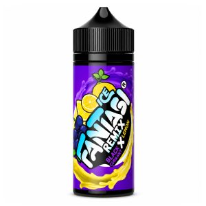 fantasi blackcurrant lemon ice 100ml shortfill e-liquid