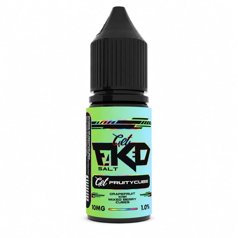 Get Faked Get Fruitycube 10ml Nic Salt E-Liquid