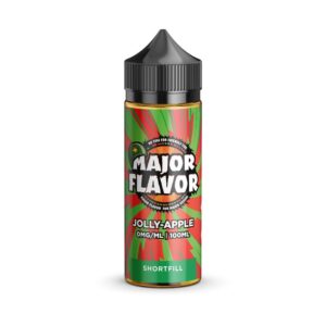 jolly apple shortfill e-liquid by major flavor 100ml