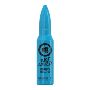 menthol molotov shortfill e-liquid by riot squad 50ml