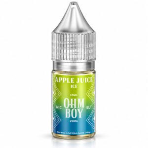 Ohm Boy Apple Juice Ice Nic Salt E-Liquid 10ml