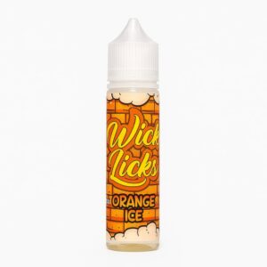 orange ice shortfill e-liquid by wick licks 50ml