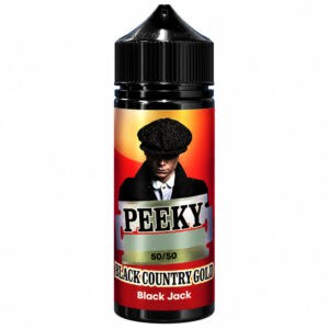 Peeky Black Country Gold Black Jack E-Liquid 100ml Shortfill