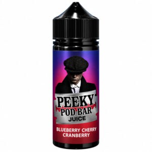 Peeky Pod Bar Blueberry Cherry Cranberry E-Liquid 100ml Shortfill