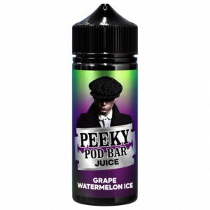 Peeky Pod Bar Grape Watermelon Ice E-Liquid 100ml Shortfill