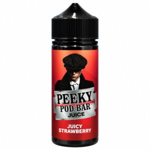 Peeky Pod Bar Juicy Strawberry E-Liquid 100ml Shortfill