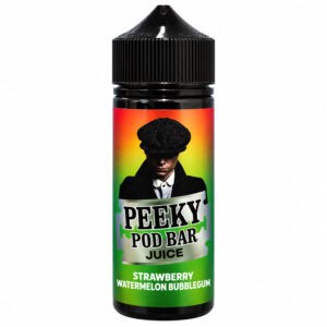Peeky Pod Bar Strawberry Watermelon Bubblegum E-Liquid 100ml Shortfill