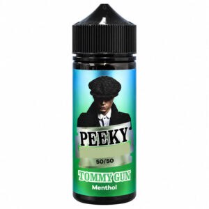 Peeky Tommy Gun Menthol E-Liquid 100ml Shortfill