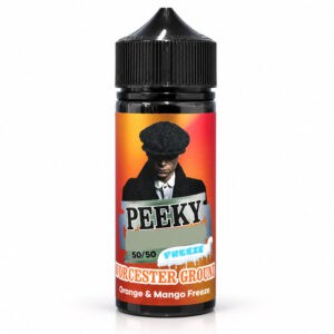 Peeky Worcester Grounds Orange & Mango Freeze E-Liquid 100ml Shortfill