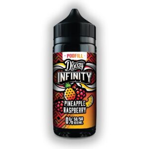 Doozy Infinity Pod Fill 50/50 Pineapple Raspberry 100ml Shortfill E-Liquid