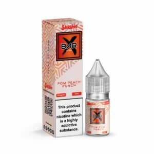 pom peach punch by slushie bar xtra nic salt 10ml