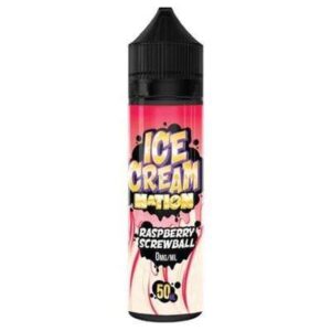 Ice Cream Nation Raspberry Screwball E-Liquid 50ml Shortfill