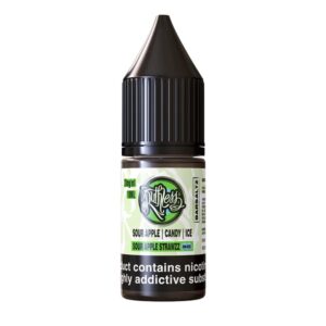 sour apple strawzz on ice salt e-liquid by ruthless 10ml