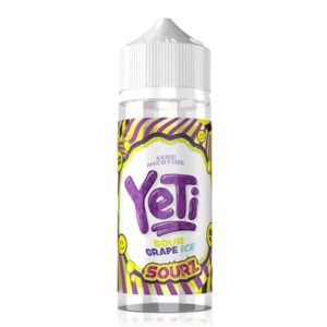 Yeti Sourz Sour Grape Ice E-Liquid 100ml Shortfill