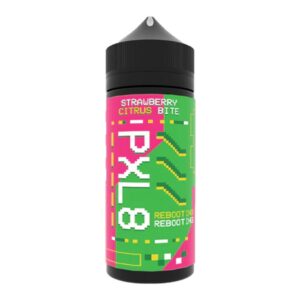 PXL8 Strawberry Citrus Bite E-Liquid 100ml Shortfill