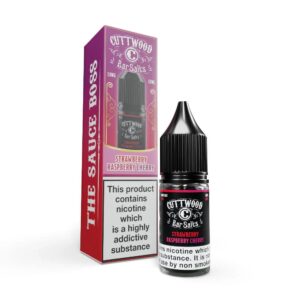 strawberry raspberry cherry bar salt e-liquid by cuttwood 10ml boxed