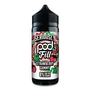 Strawberry Gummy Pod fill 2 Shortfill E-Liquid By Doozy 100ml