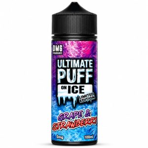 Ultimate Puff Grape & Strawberry Ice 100ml Shortfill E-Liquid