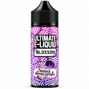 Ultimate Puff Rose & White Grape 100ml Shortfill E-Liquid