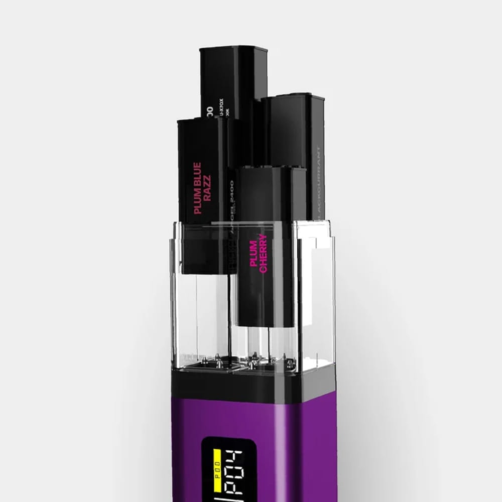 Vapes bars angel 2400 4 in one disposable vape in purple how to add pods