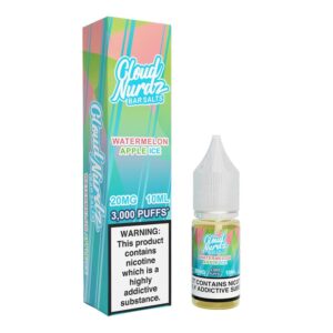 Cloud Nurdz Watermelon Apple Ice 10ml Nic Salt E-Liquid