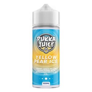 Pukka Juice Yellow Pear Ice E-Liquid 100ml Shortfill