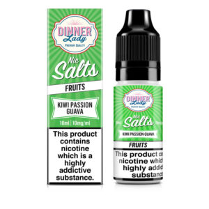 Dinner Lady Kiwi Passion Fruit Guava Nic Salt E-Liquid 10ml