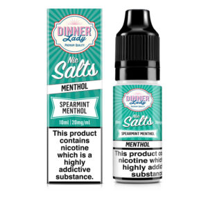 Dinner Lady Spearmint Menthol Nic Salt E-Liquid 10ml