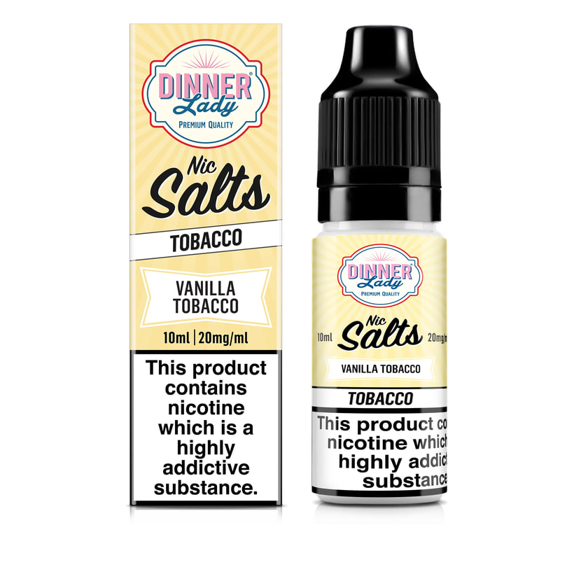 Dinner Lady Vanilla Tobacco Nic Salt E-Liquid 10ml