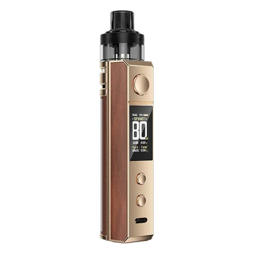 Golden Rosewood VooPoo Drag H80S Pod Vape Kit