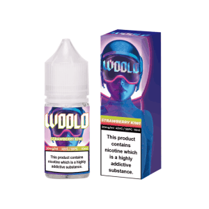 strawberry kiwi woolo 10ml nic salt e-liquid