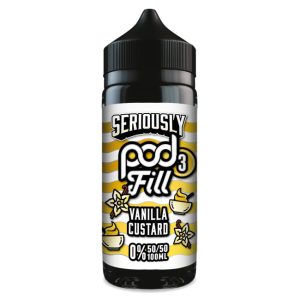 Doozy Seriously Pod Fill 3 Vanilla Custard 100ml Shortfill E-Liquid
