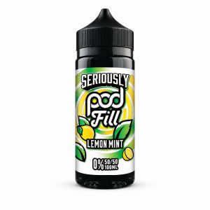 doozy seriously pod fill lemon mint 100ml shortfill e-liquid