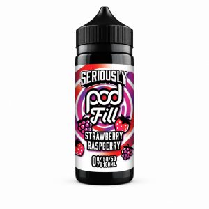 doozy seriously pod fill strawberry raspberry 100ml shortfill e-liquid