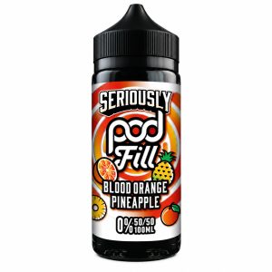 doozy seriously pod fill blood orange pineapple 100ml shortfill e-liquid