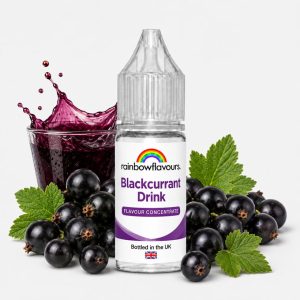 blackcurrant drink flavour cocentrate by rainbow flavours